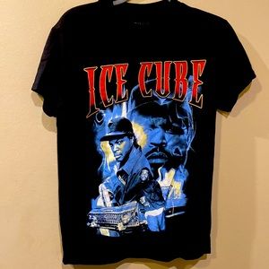 Unisex, short sleeve crew neck cotton Ice Cube Shirt S Small